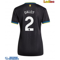 Manchester United Diogo Dalot #2 Replica Third Shirt Ladies 2025-26 Short Sleeve